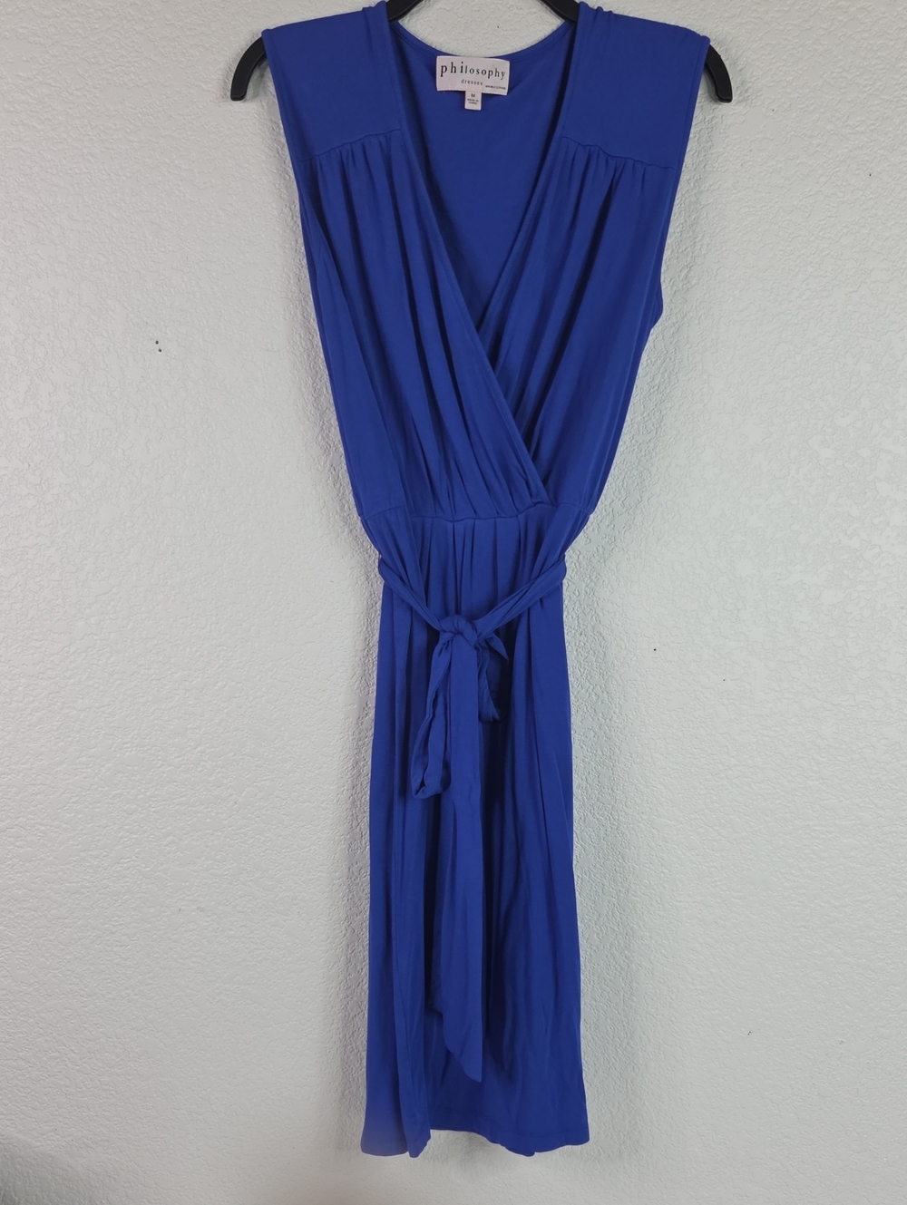 Philosophy Cobalt Blue Sleeveless Midi Dress